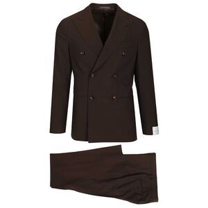 Caruso Men Double-Breasted Wool Suit